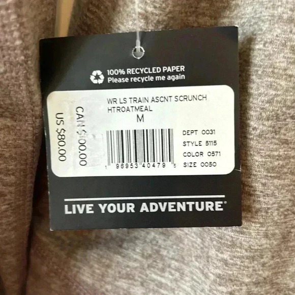 Eddie Bauer Women's Train Ascent Scrunch Neck Sweatshirt - Picture 4 of 9